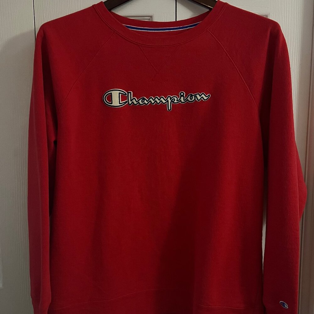 Champion Embroidered Logo Crewneck Sweatshirt XL